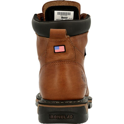 ROCKY IRONCLAD STEEL TOE WATERPROOF WORK BOOTS