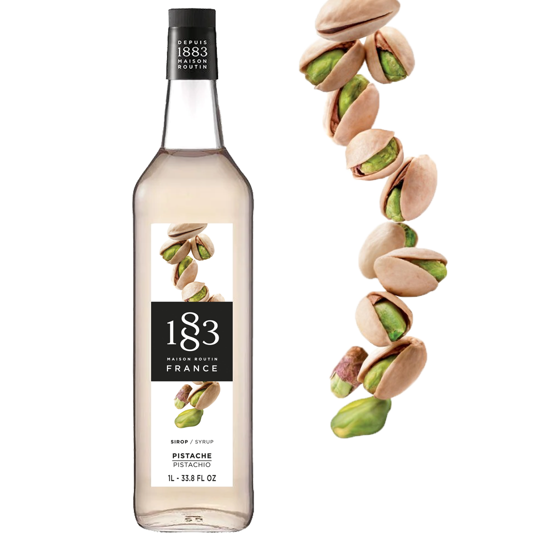 PLASTIC - 1883 Maison Routin France Syrup 1L - Pistachio