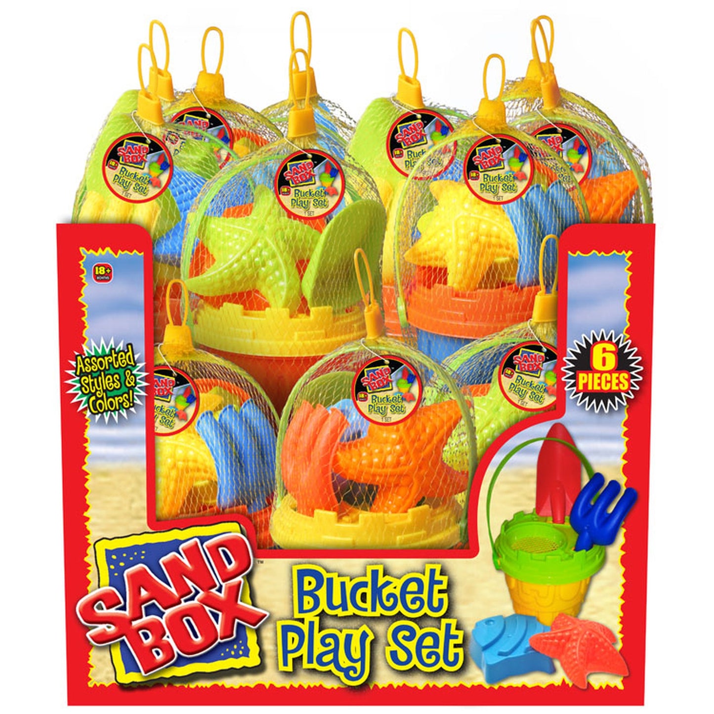SAND BOX BUCKET PLAYSET