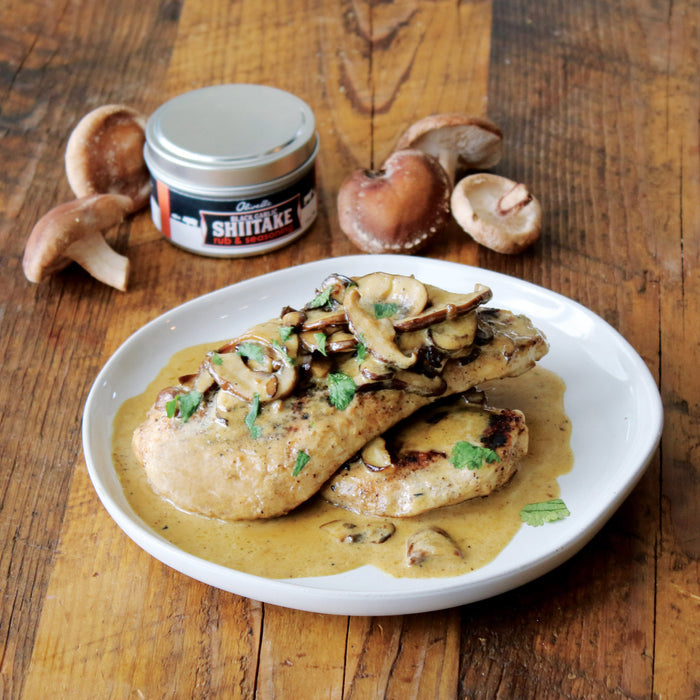 BLACK GARLIC SHIITAKE RUB AND SEASONING 1.76 OZ