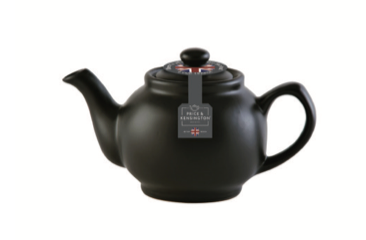 MATTE BLACK 2 CUP TEAPOT 15 FL OZ