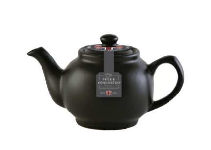 MATTE BLACK 6 CUP TEAPOT 37 FL OZ