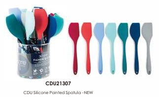 CDU21307 SILICONE POINTED SPATULA