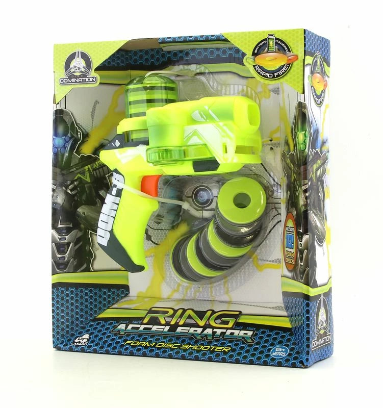 DISC DOMINATION RING ACCELERATOR