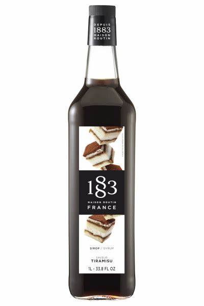 GLASS - 1883 Maison Routin France Syrup 1L - Tiramisu