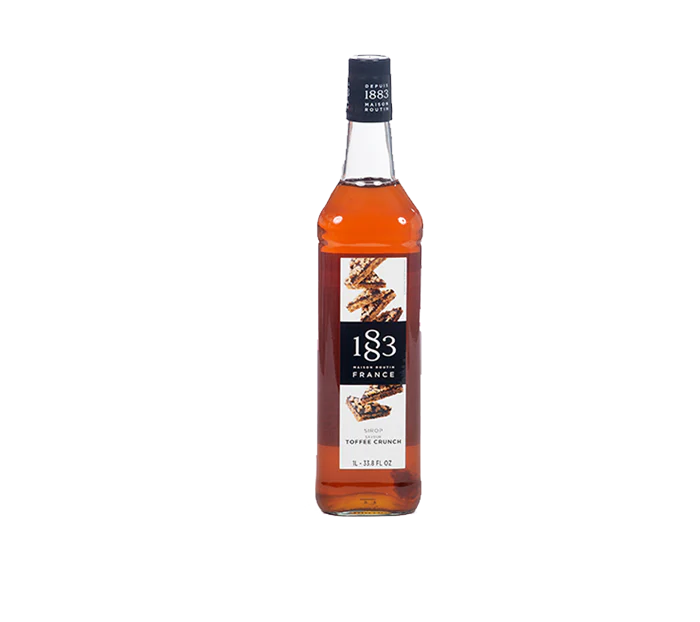 PLASTIC - 1883 Maison Routin France Syrup 1L - Toffee Crunch