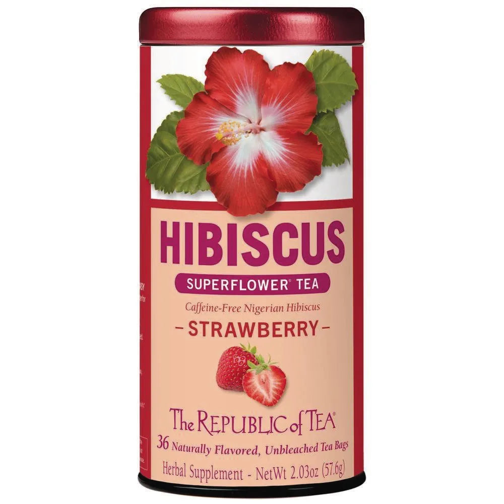 HIBISCUS STRAWBERRY TEA TIN