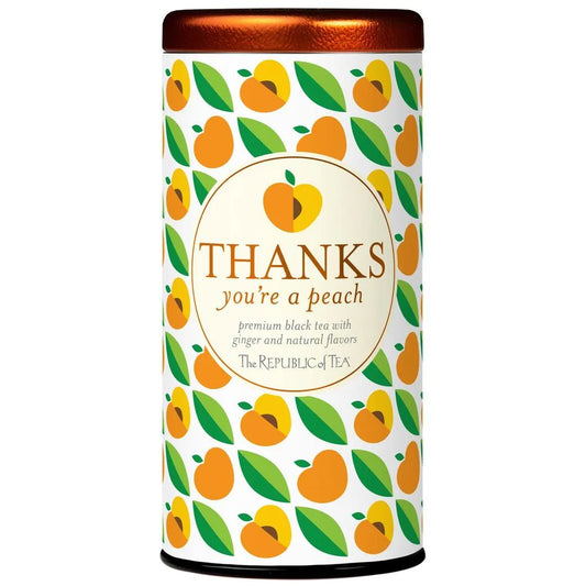 THANKS YOU'RE A PEACH BLACK TEA 50 BAGS