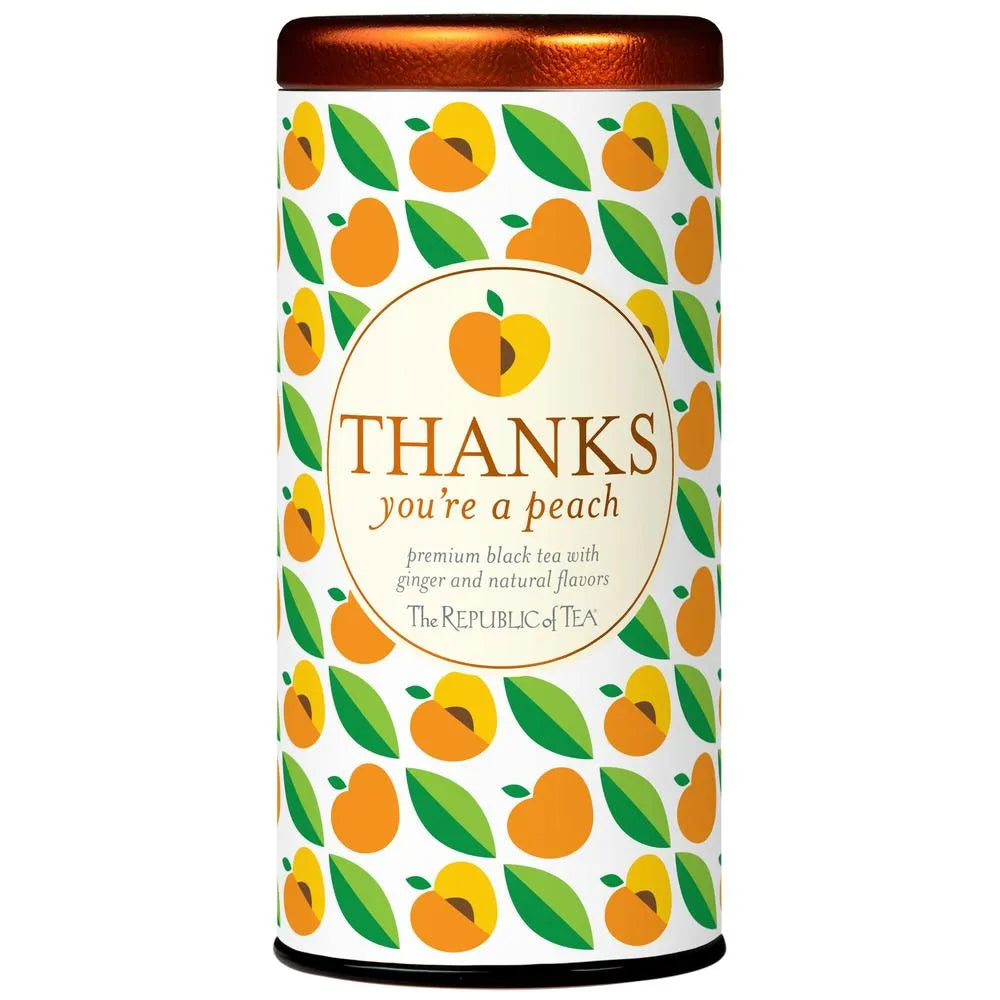 THANKS YOU'RE A PEACH BLACK TEA 50 BAGS