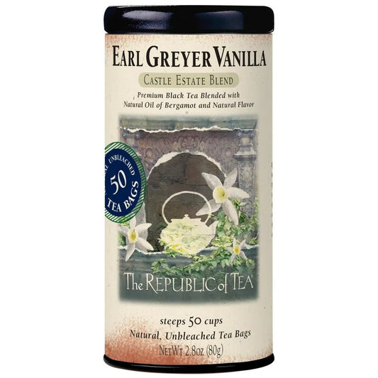 EARL GREYER VANILLA BLACK TEA 50CT