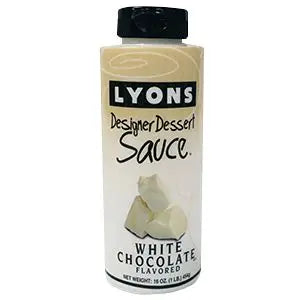 LYON SAUCE WHITE CHOCOLATE DESIGNER DESSERT SAUCE 15.16 OZ