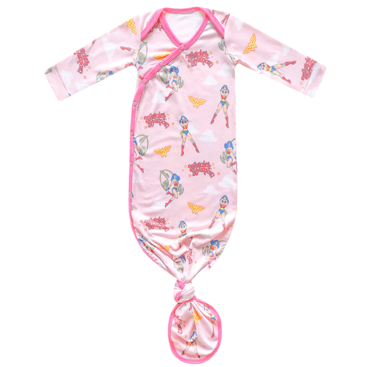 Copper Pearl Knotted Gown, 0-4 Months, Assorted