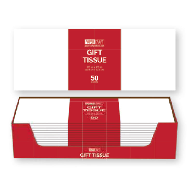 TISSUE PAPER 50-SHEET WHITE