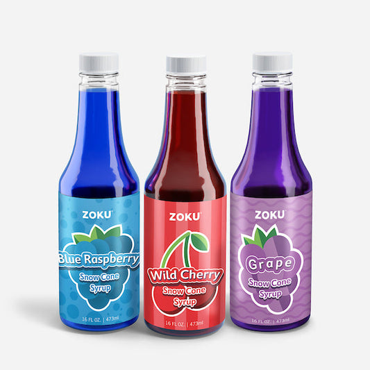 ZOKU SNOW CONE SYRUPS SET/3