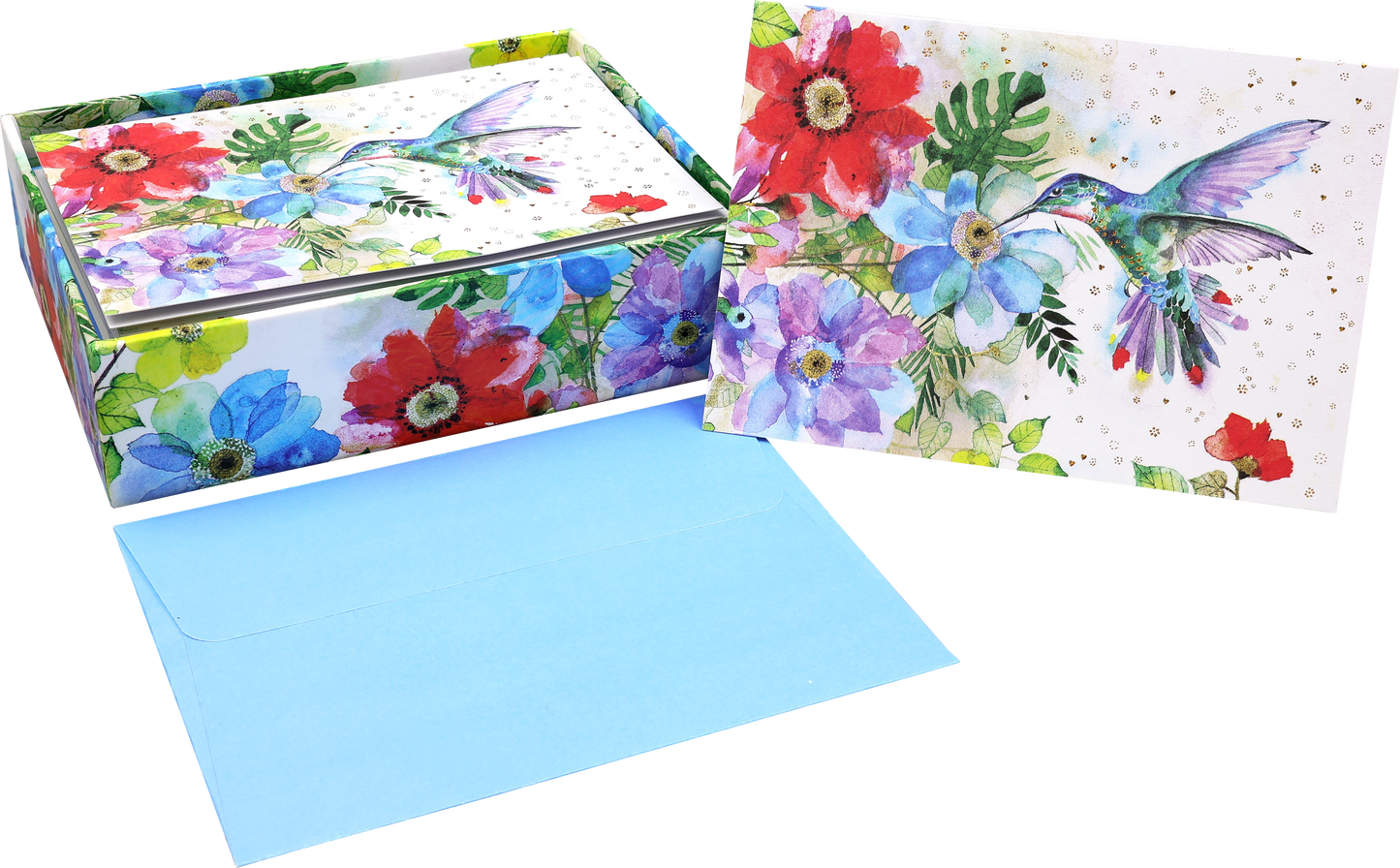Hummingbird Garden Note Cards