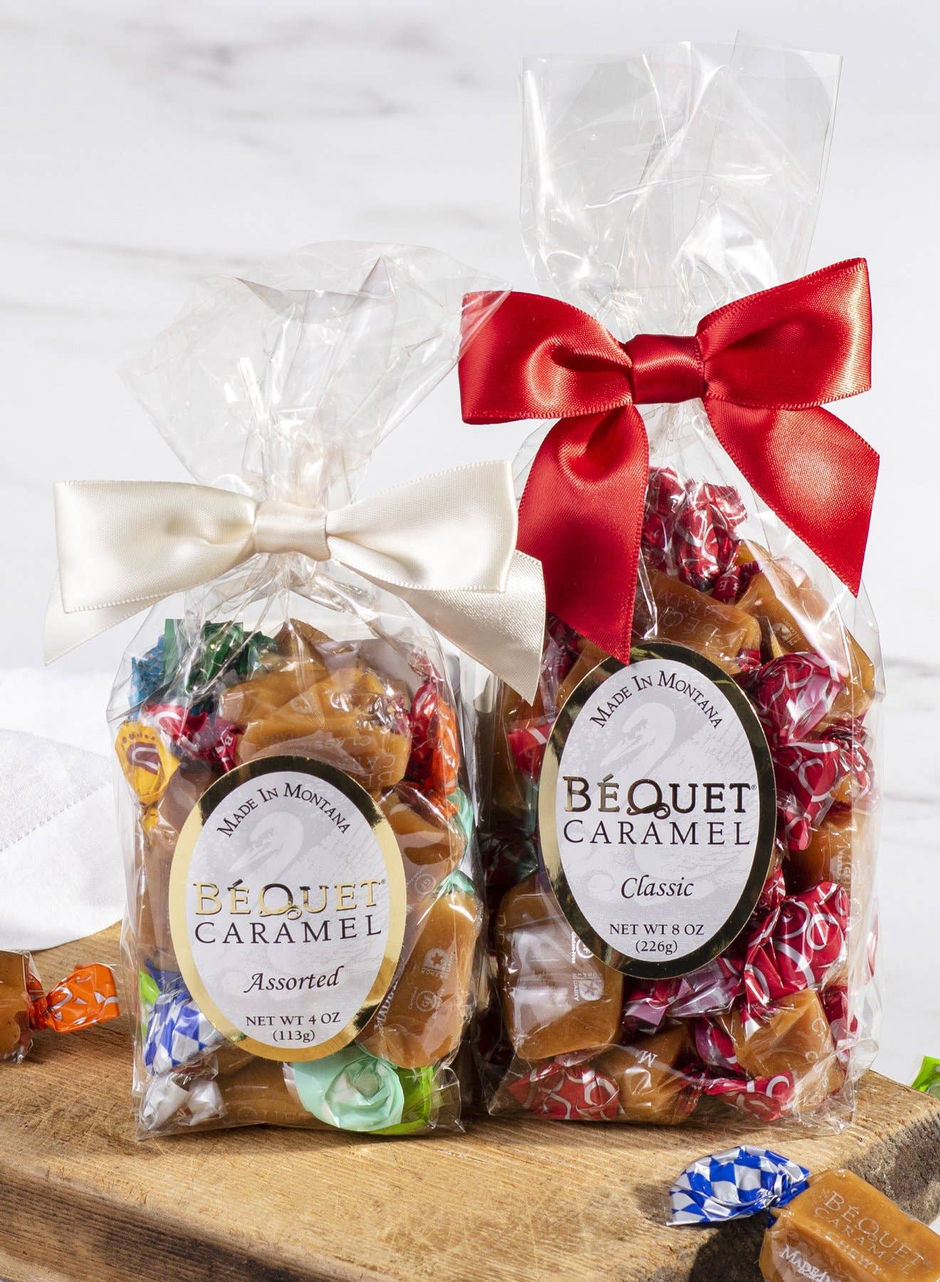 Béquet Gourmet Caramel 4 oz Gift Bag: Celtic Sea Salt