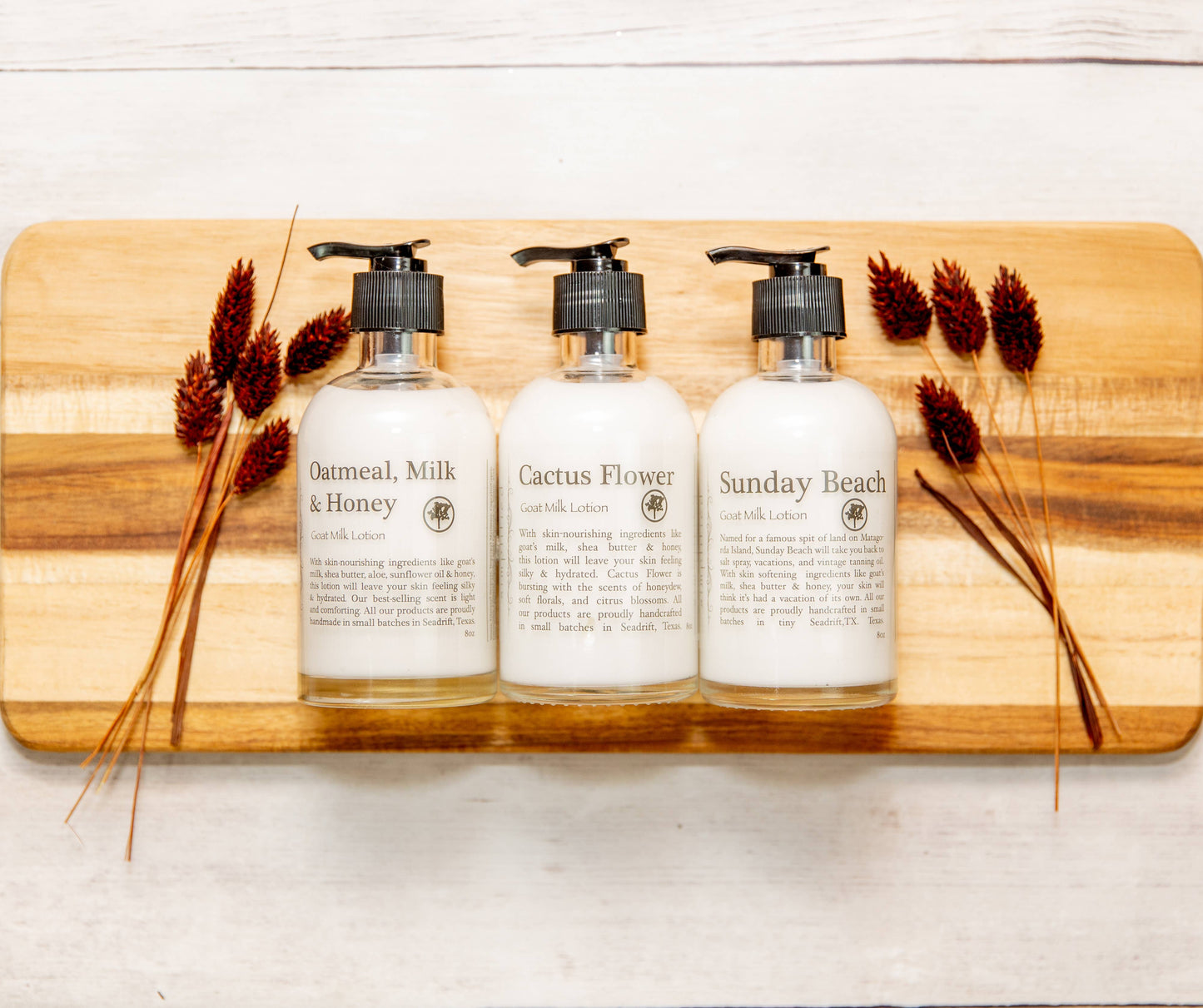 8oz Goat Milk Lotion: Sunday Beach