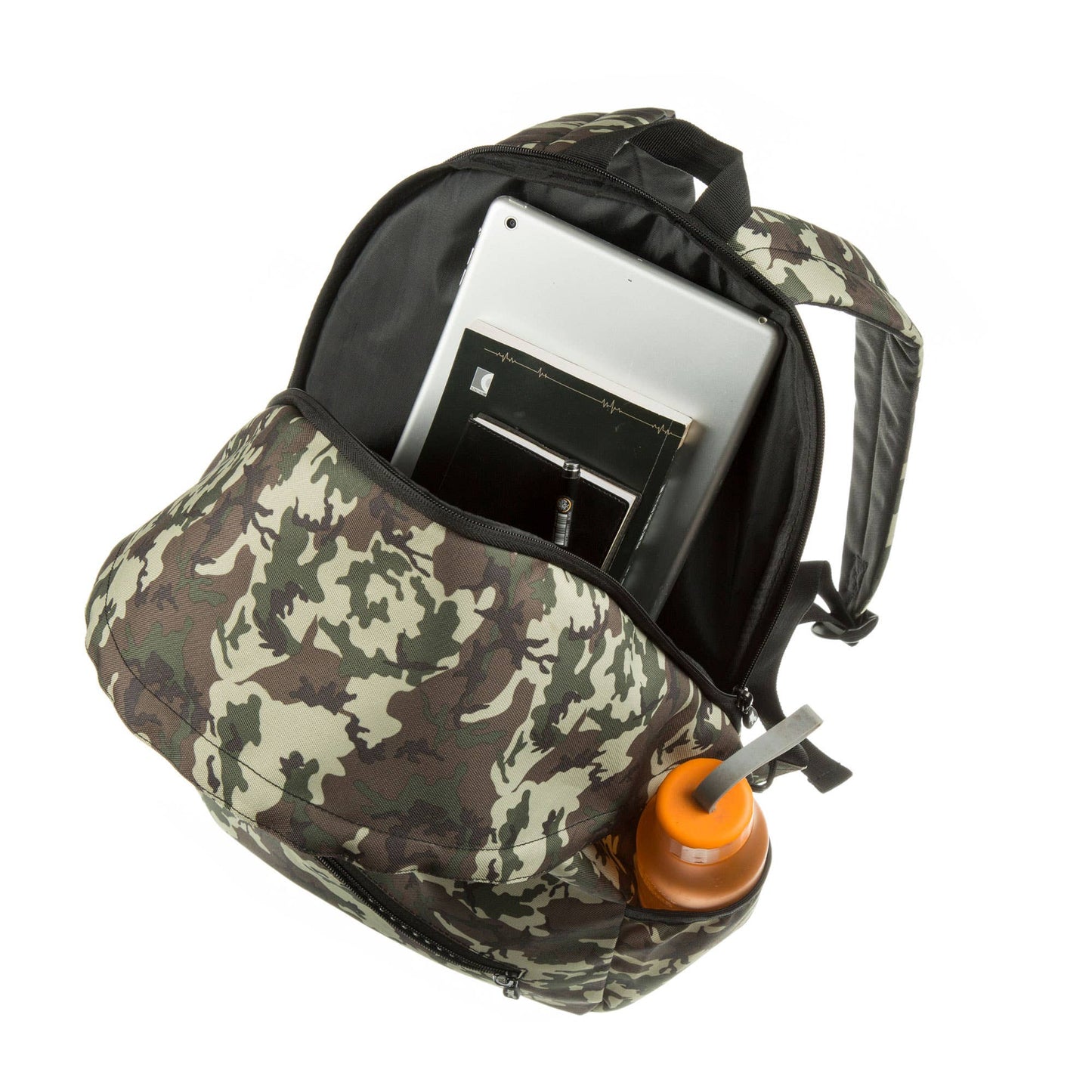 ZIPIT Grillz Backpack for Kids: Camo Green
