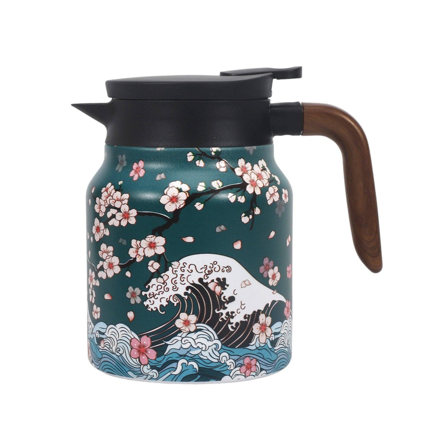 32oz Thermal Tea Kettle with Infuser Sakura Wave (1/24)