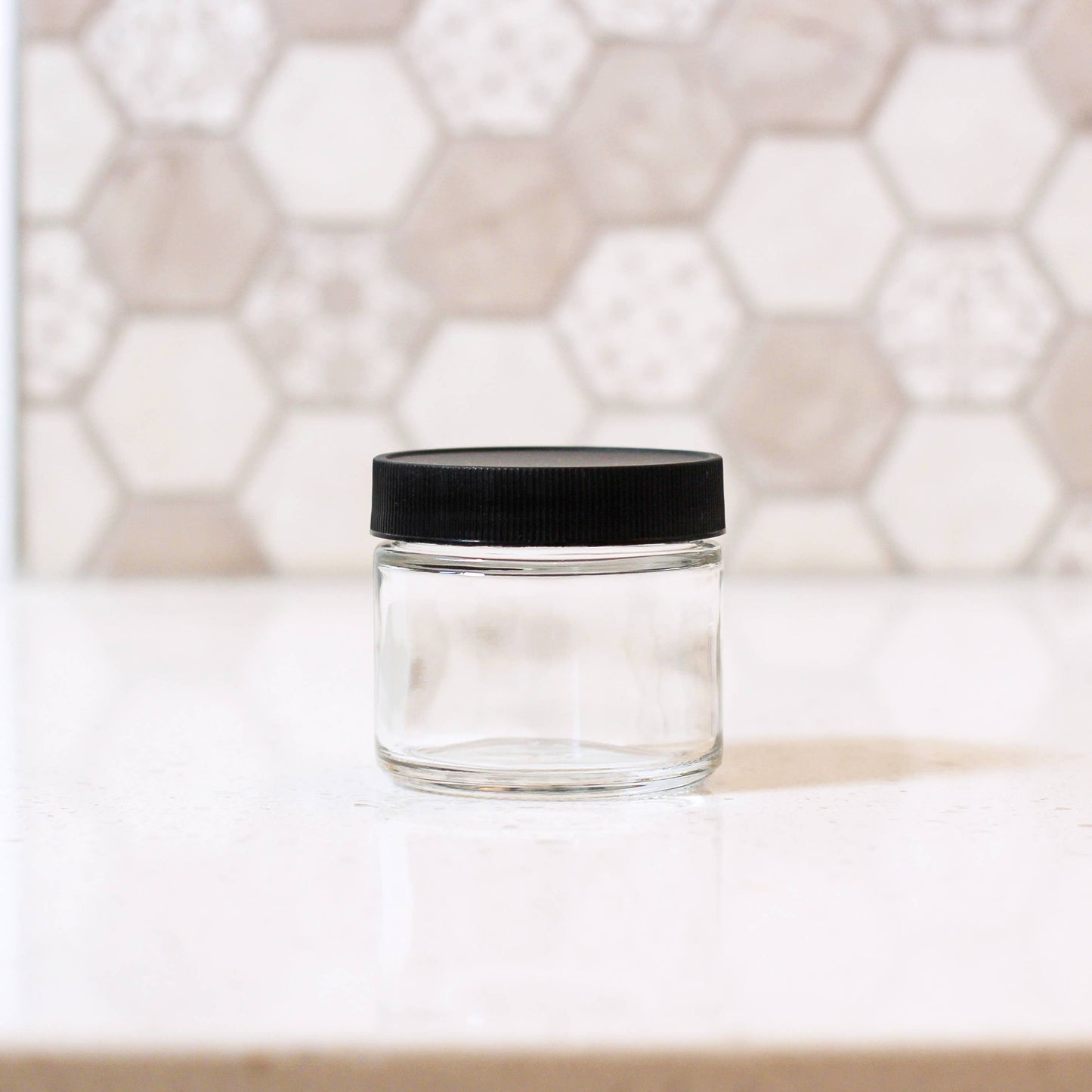2oz Clear Glass Jar
