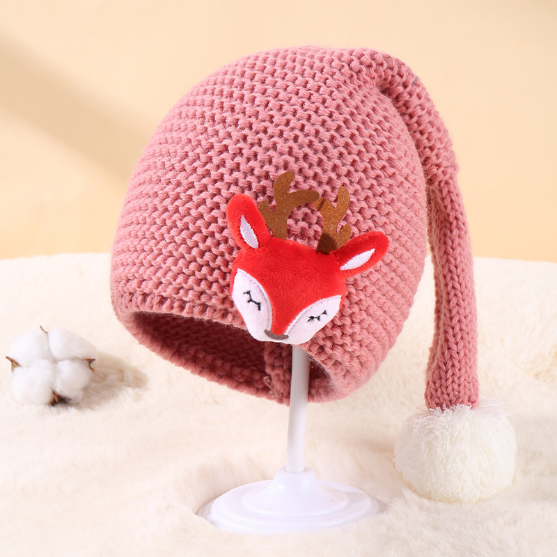 Baby/toddler Childlike Christmas knitted hat: Yellow / One Size