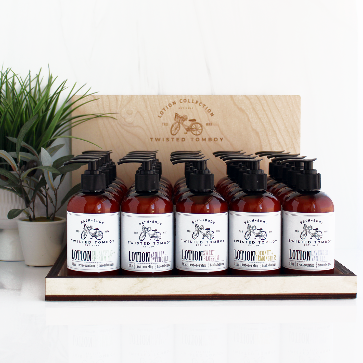 NEW! Lotion Display (FREE ENGRAVED DISPLAY+TESTERS)