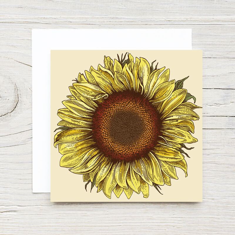 SUNFLOWER MINI GIFT CARD WITH ENVELOPE