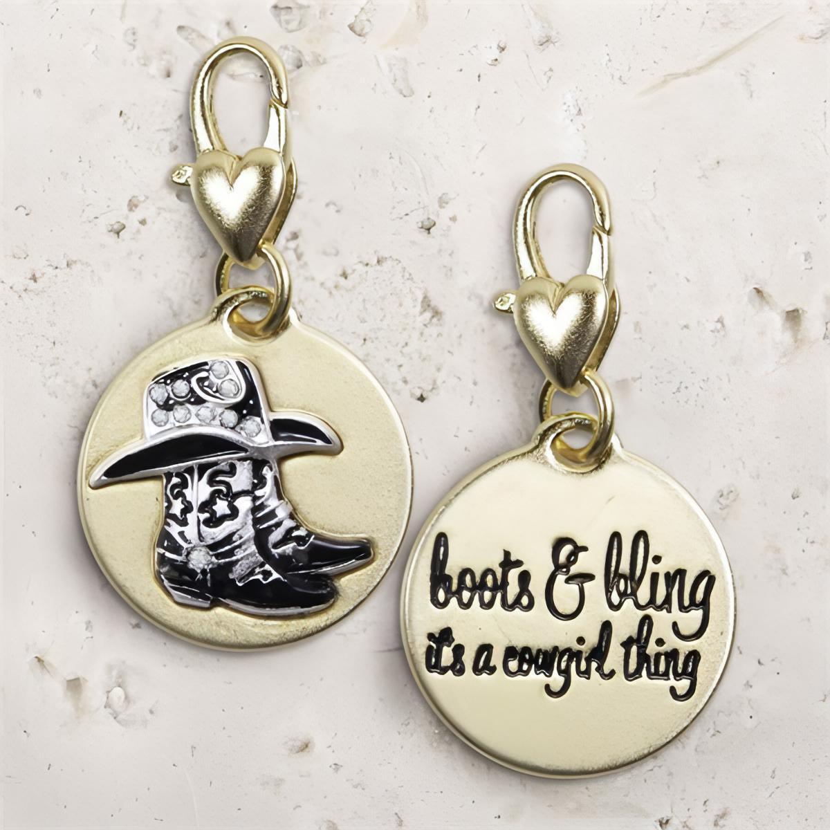 Medallion Charm - Cowgirl - AMANDA BLU