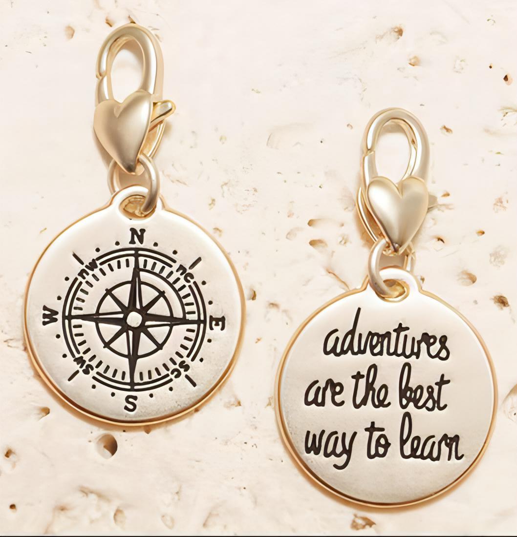 73232 MEDALLION CHARM COMPASS