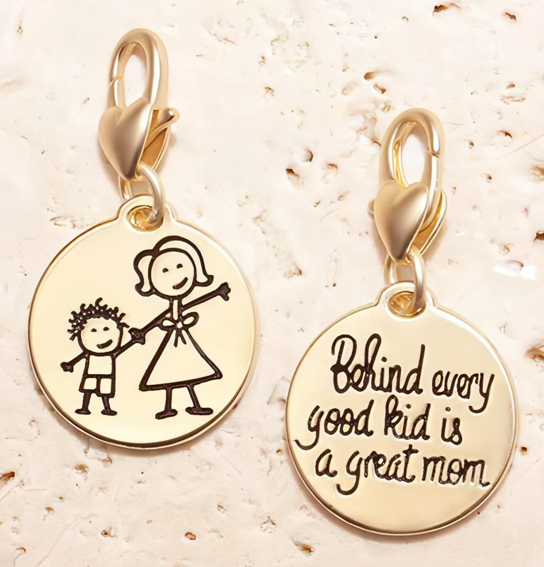 73218 MEDALLION CHARM MOM/CHILD