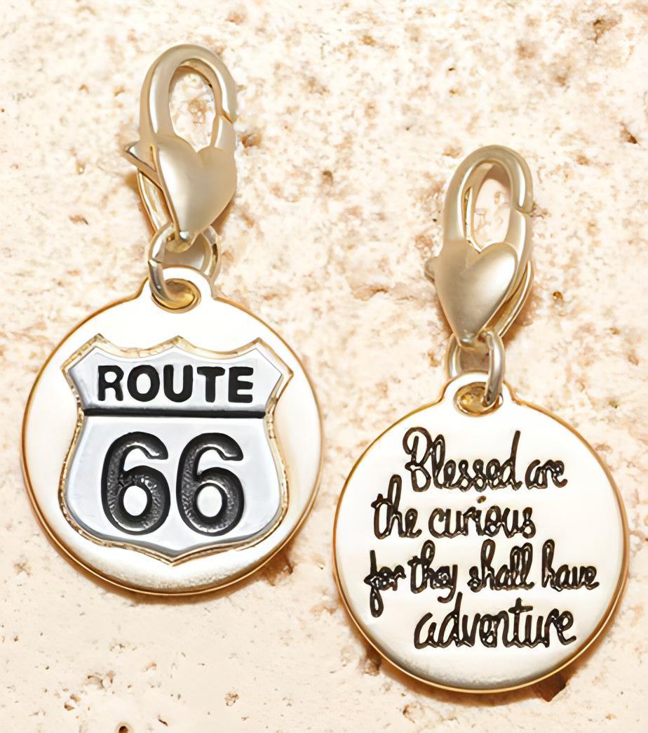 Medallion Charm - Route 66 - AMANDA BLU