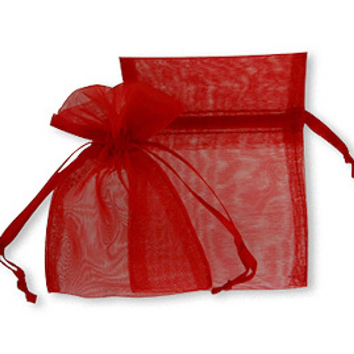Organza Bag Sheer Favor Pouch 6" x 8" (15 x 20 cm): Black