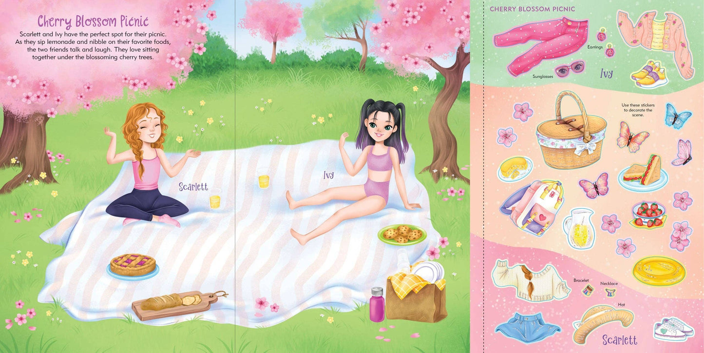 Easter Fun Sticker Doll Dress-Up Book