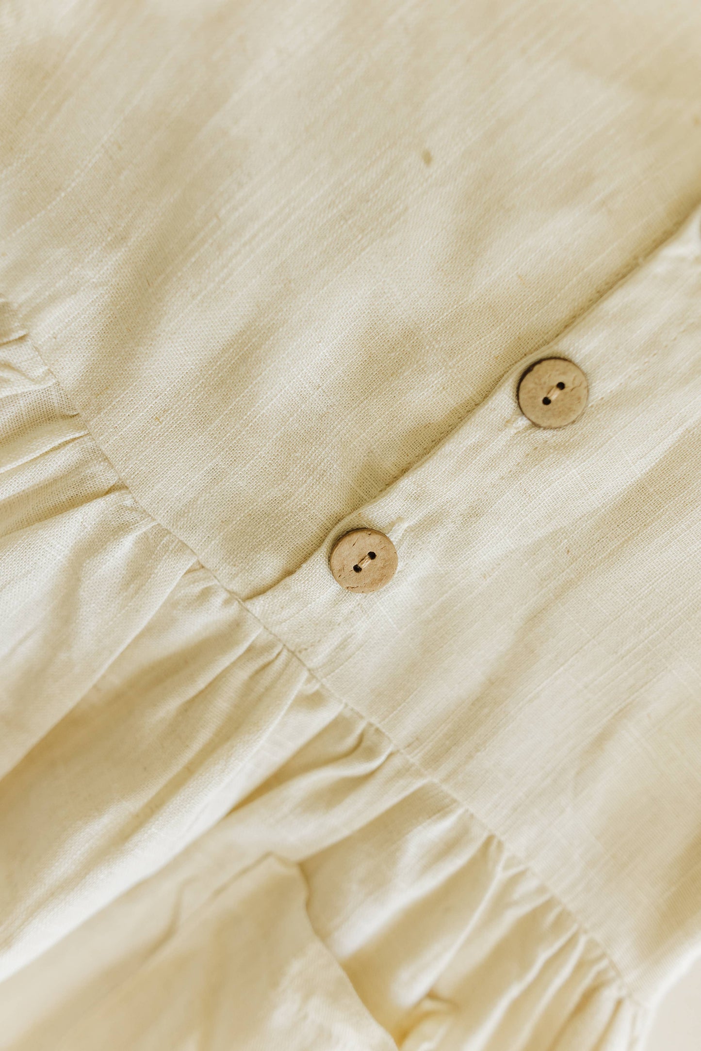 Linen Baby Dress: 6-12m / Navy