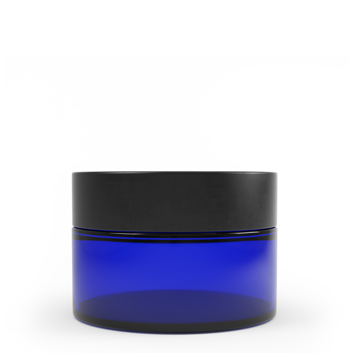 2oz Blue Glass Jar