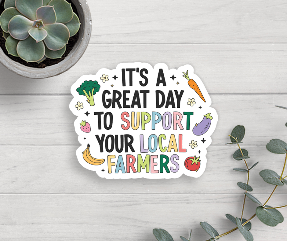 Local Farmers Vinyl Sticker