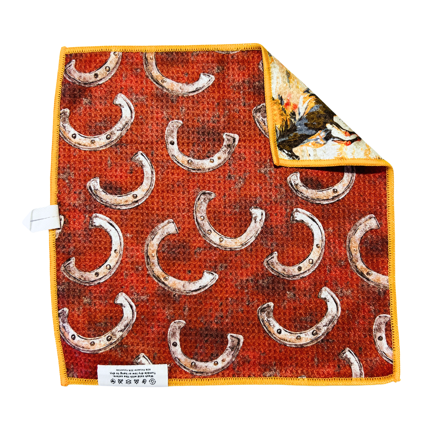 Horse Country | Waffle Weave Microfiber Towels Kitchen & Bath: Hand Towel