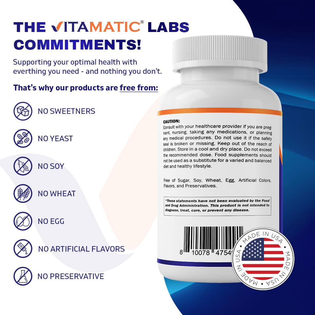 Vitamatic | Tart Cherry with Celery Seed | 180 Veg Capsules