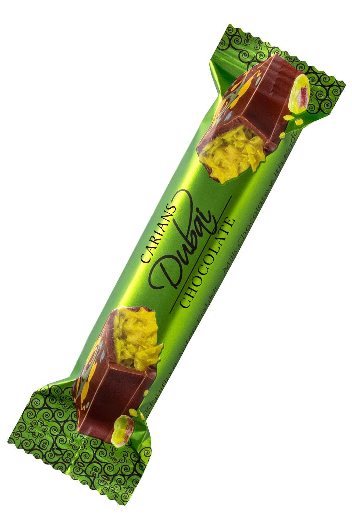 Carian Dubai Chocolate Bar Pistachio Viral Knafeh Chocolate
