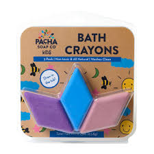 PACHA KIDS BATH CRAYONS (PINK, BLUE, PURPLE)