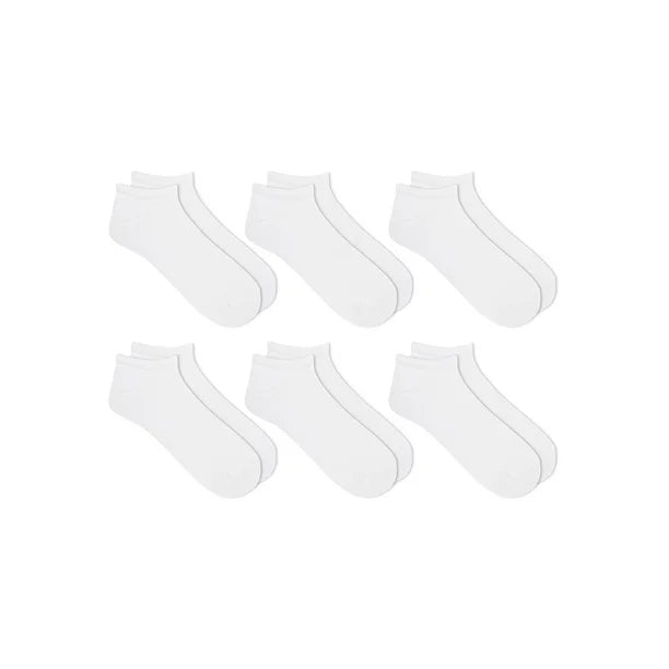 MENS NO SHOW ATHLETIC SOCKS 6 PK