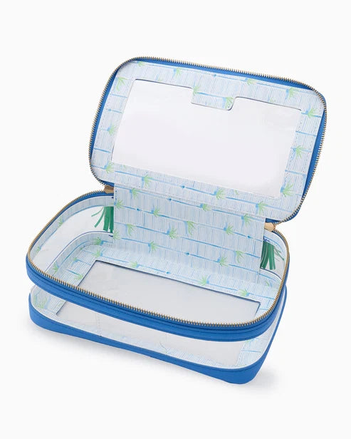 Blue Tile Storage Mahjong Bag