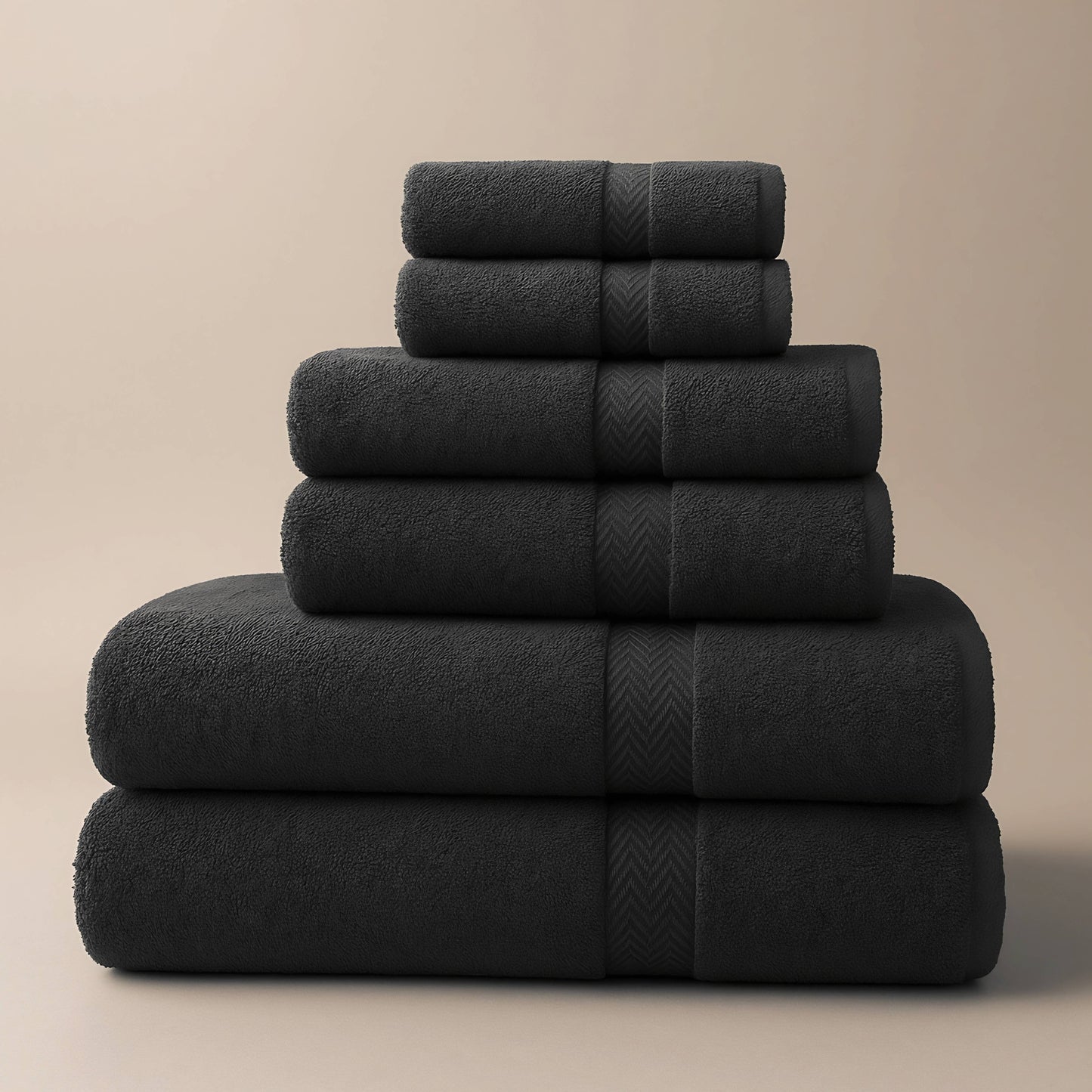 Summit Bath Towels, 100% Cotton, Perfect for Home & Hotel: Gray / Hand (18" x 27")