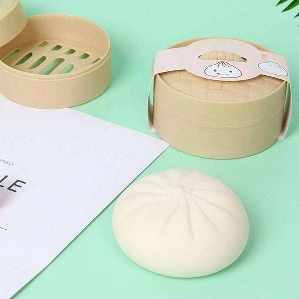 Dumpling In A Basket Slow-Rise Squishies Fidget Toy