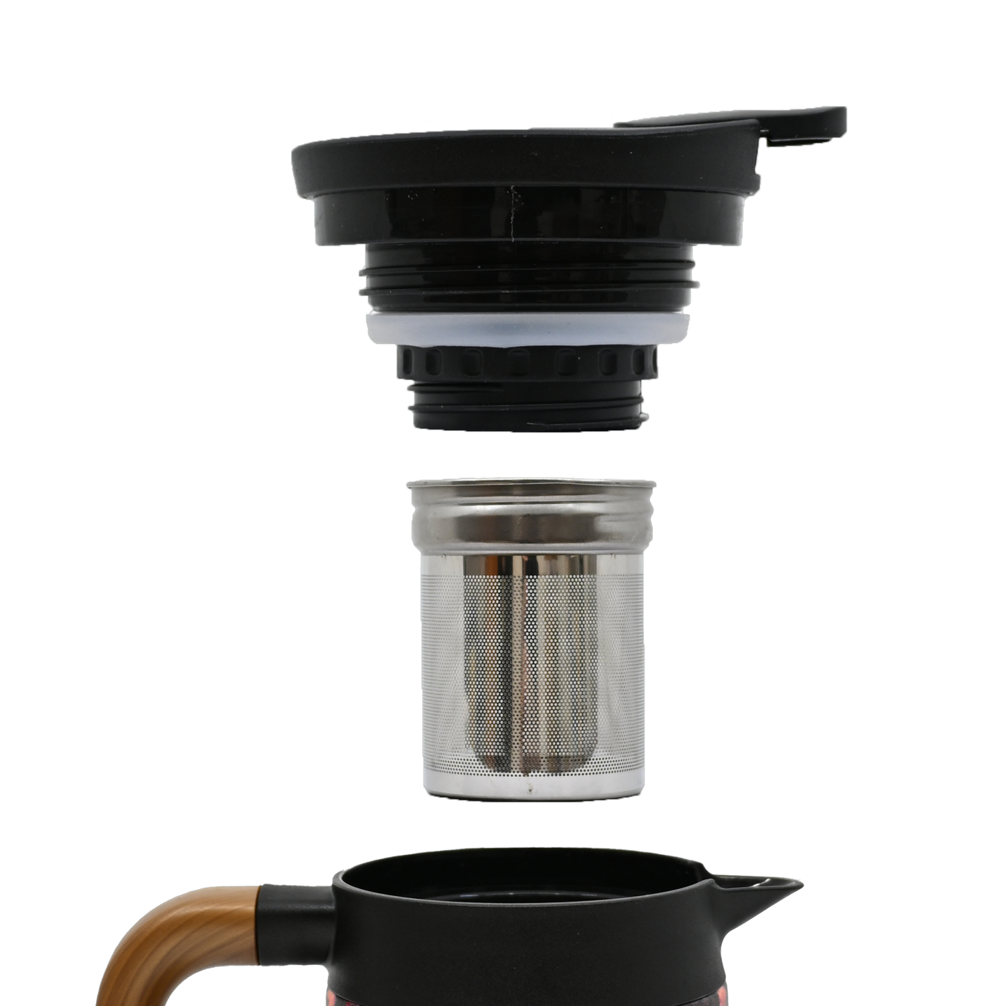 32oz Thermal Tea Kettle with Infuser Strainer Kiku Flower (1/24)