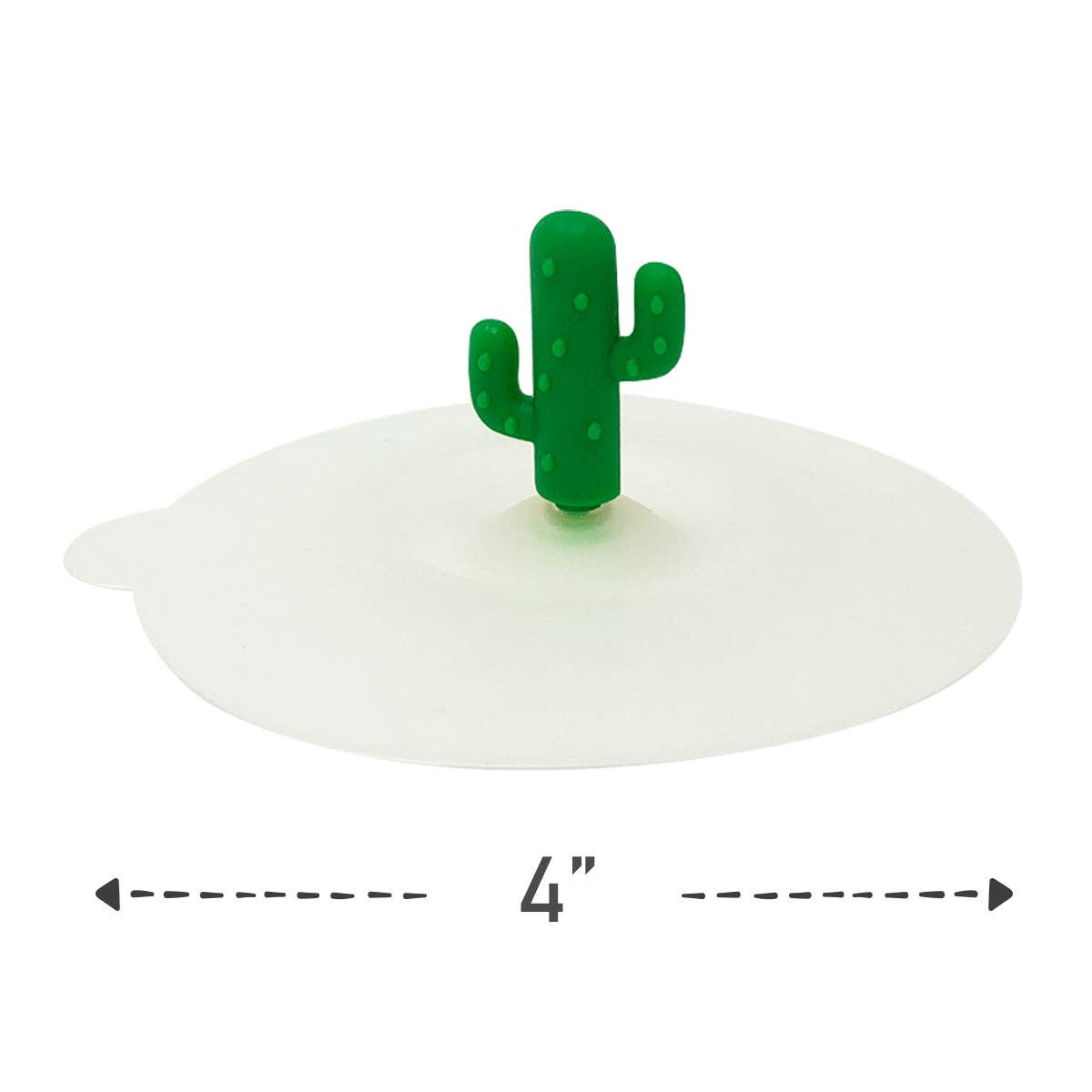 Wrapables Silicone Cup Lids: Cactus