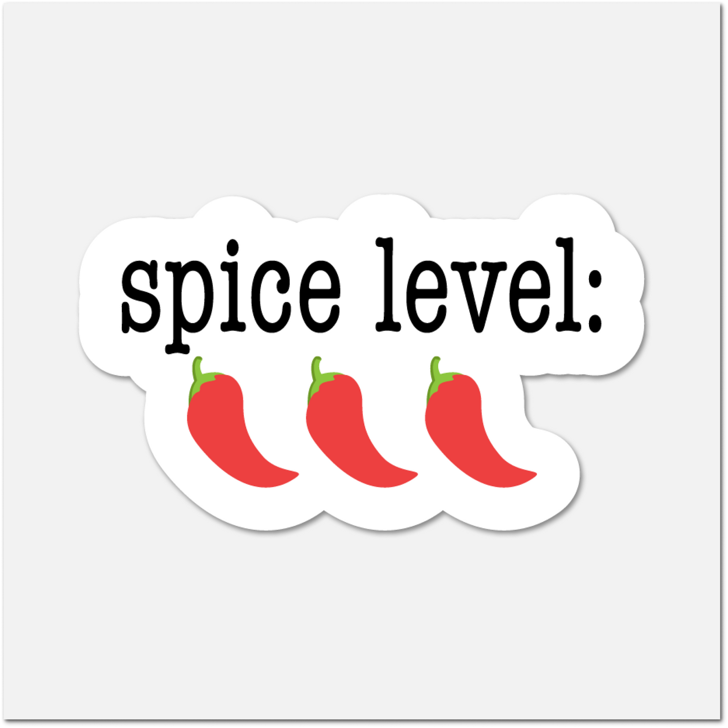 Spice Level: Chilli Pepper- Bookish Sticker
