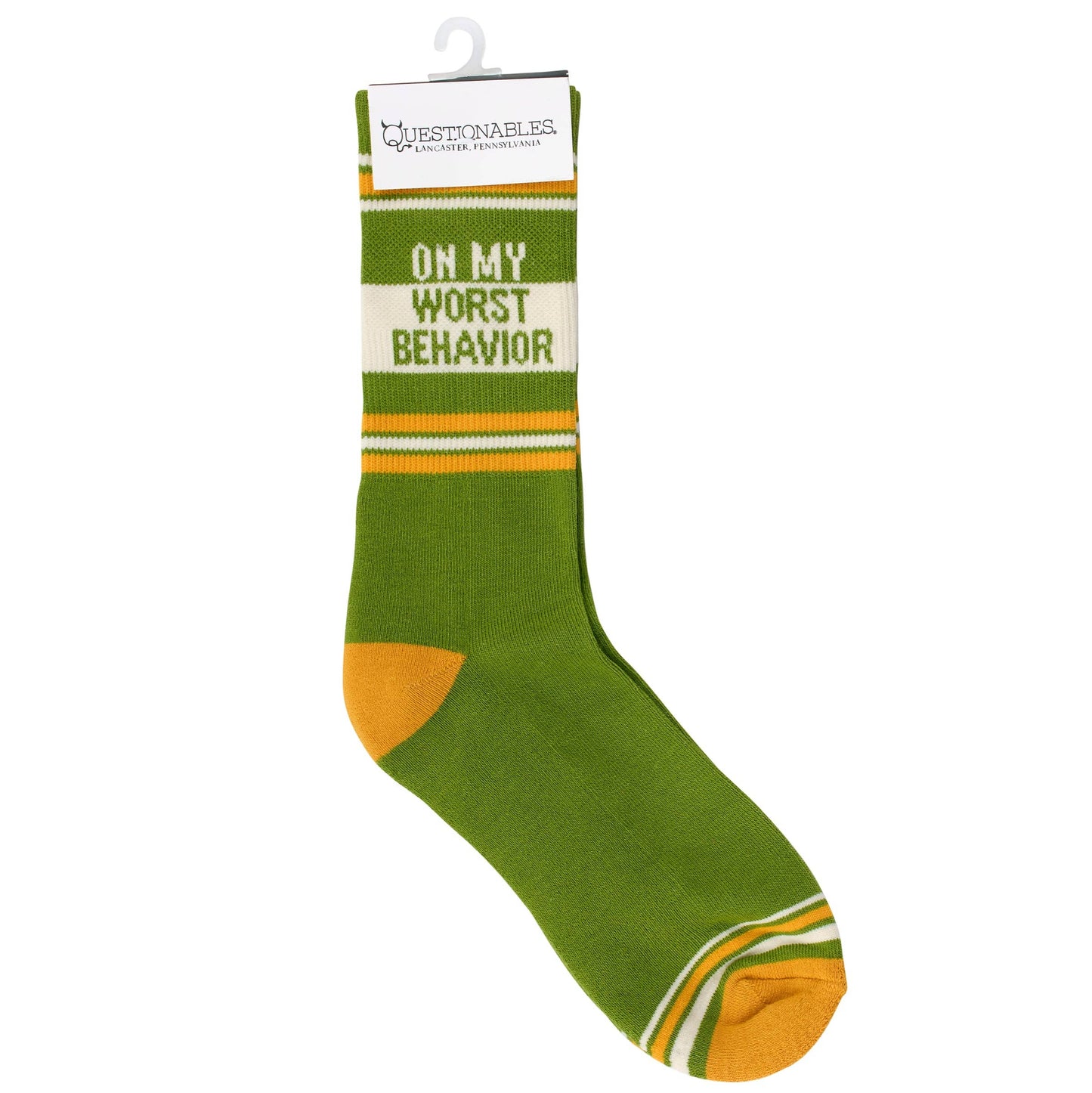 On My Worst Behavior Socks