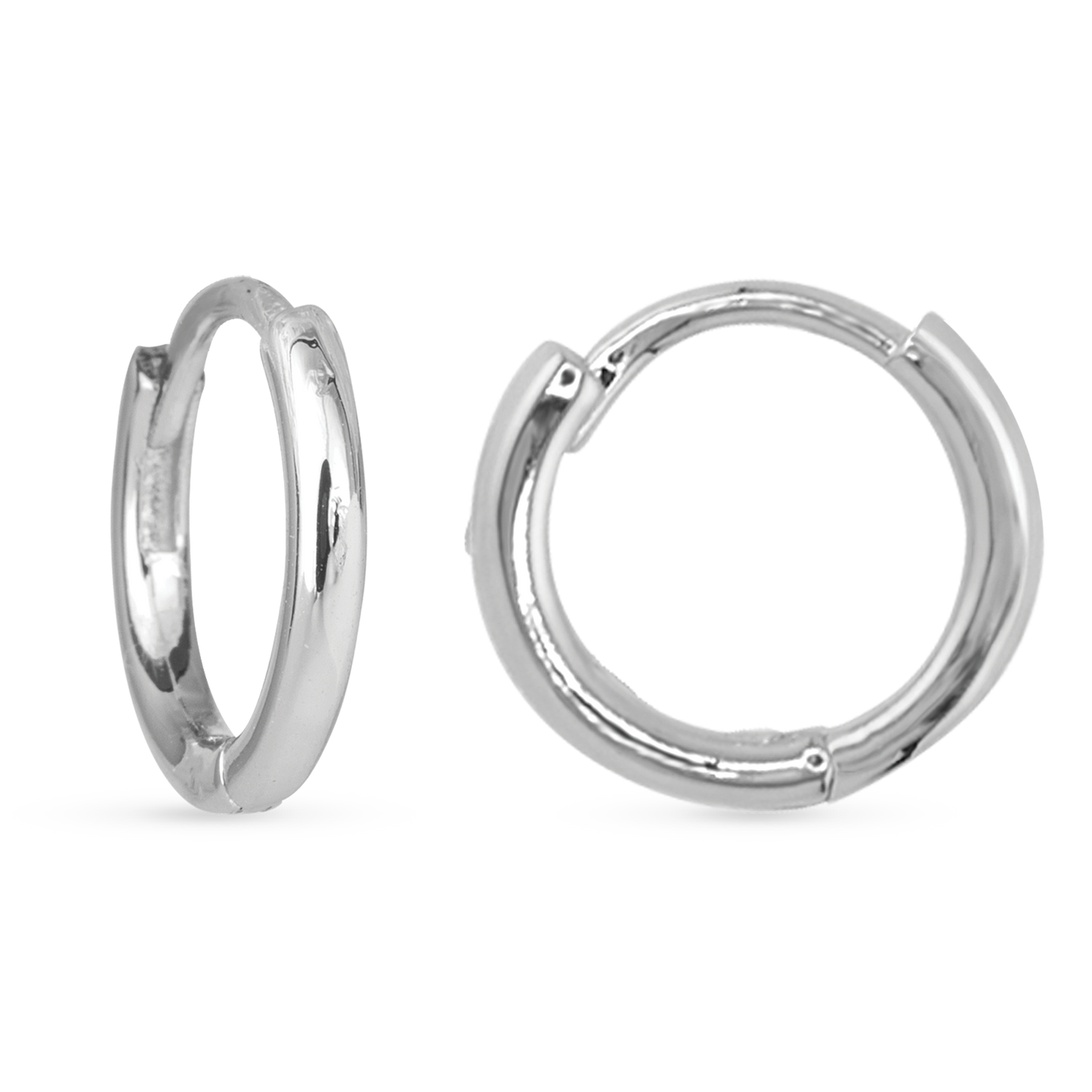 'Add A Charm' Hoop Earrings | Blu Charm Collection: Yellow Gold / Hoop Earring - AMANDA BLU