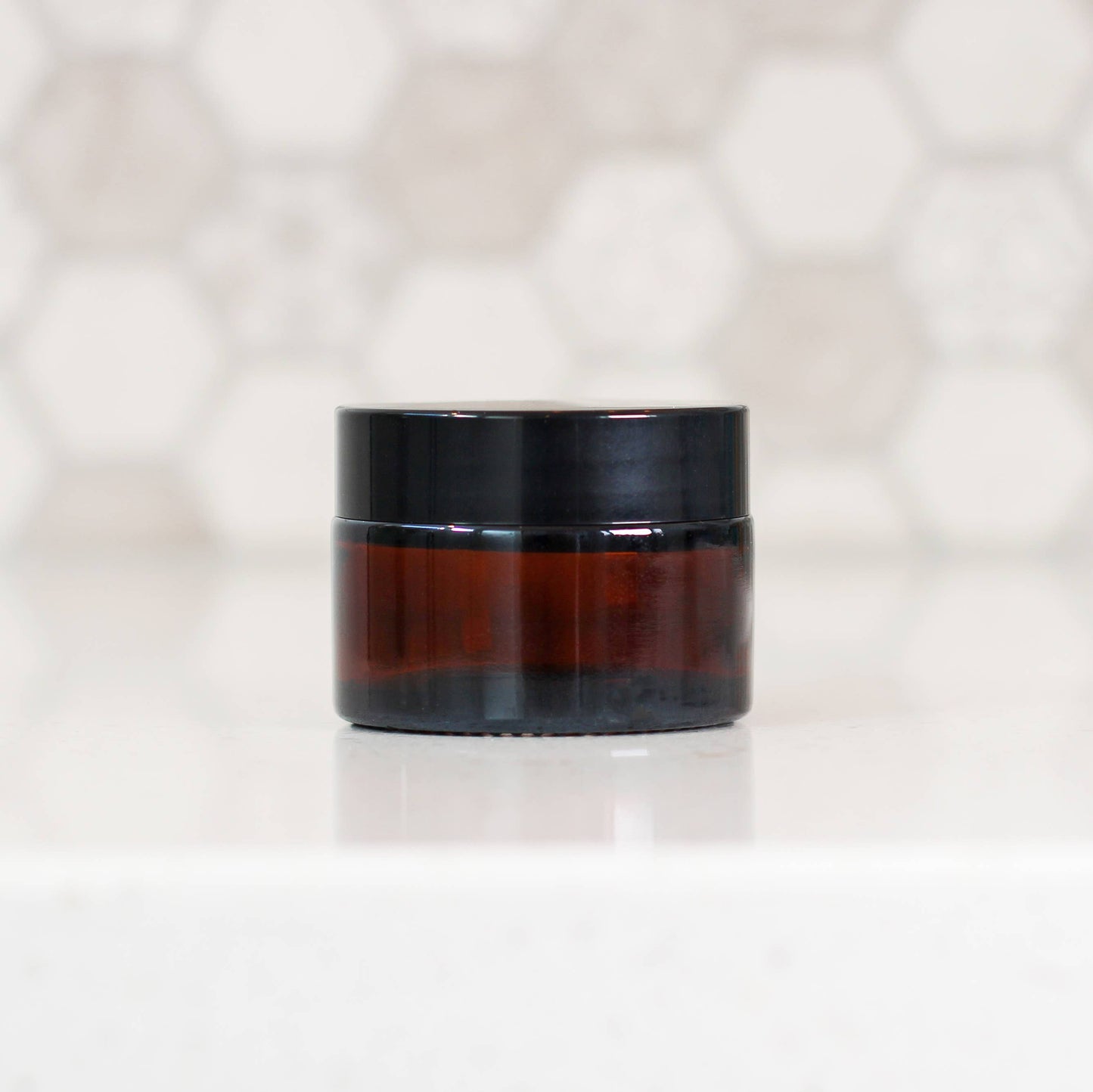 1oz Amber Glass Jar